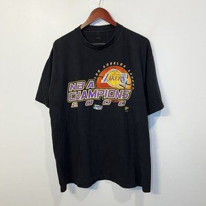 Vintage 2000 Los Angeles Lakers Champions  Single Stitch Kobe shirt 90s 80s tee